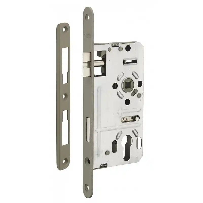 Boîtier serrure à encastrer à cylindre entraxe 72 mm gauche 55016
