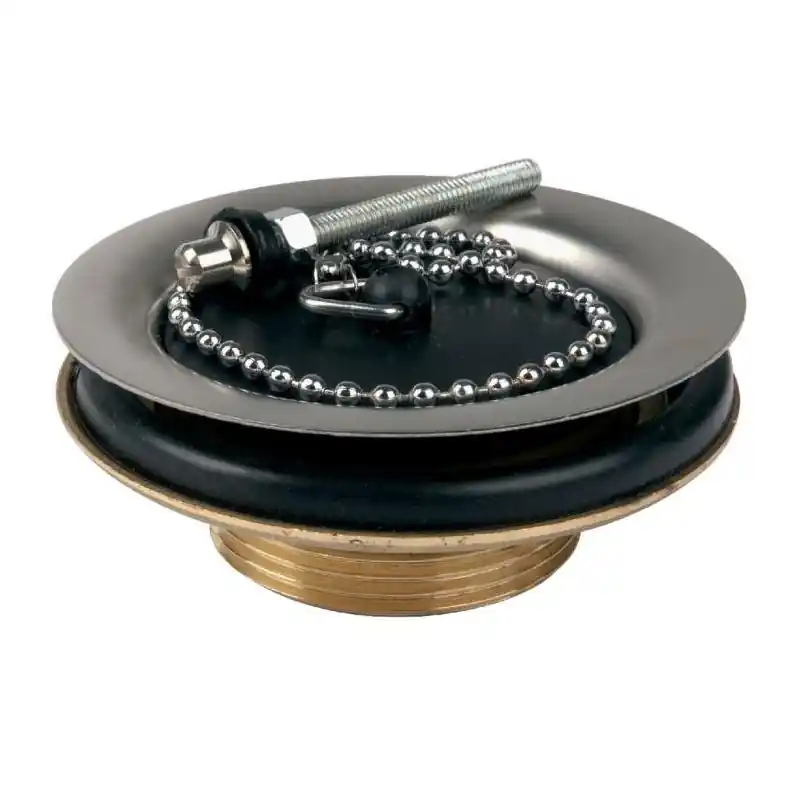 Bonde laiton pour évier grès Diam 60 mm
