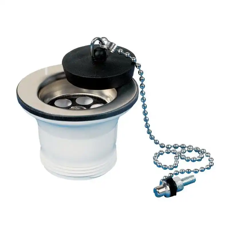 Bonde à bouchon plastique diamètre 50 mm