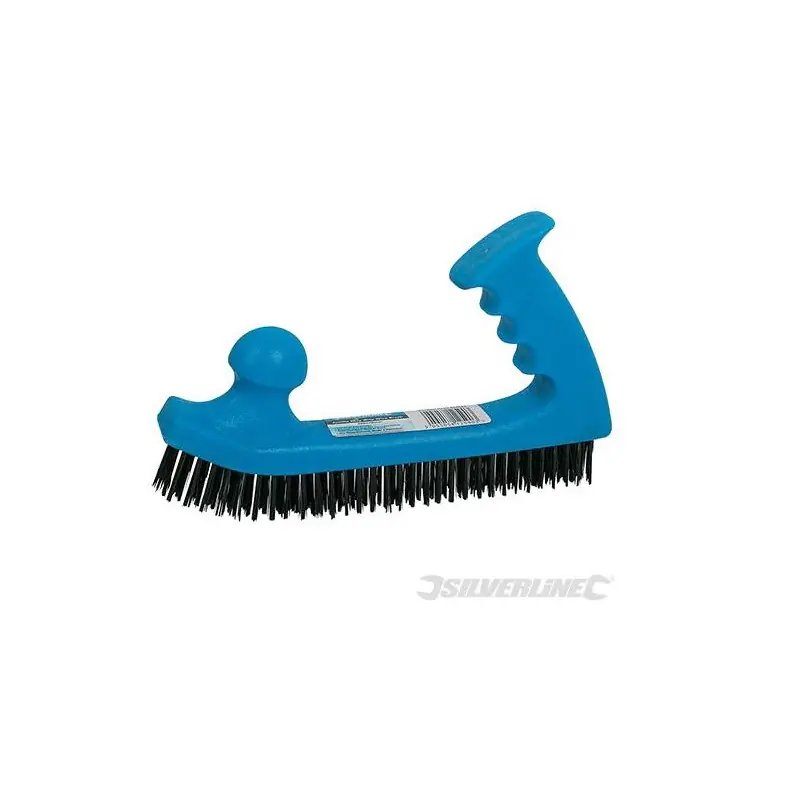 Brosse métallique type rabot 200 x 50 mm