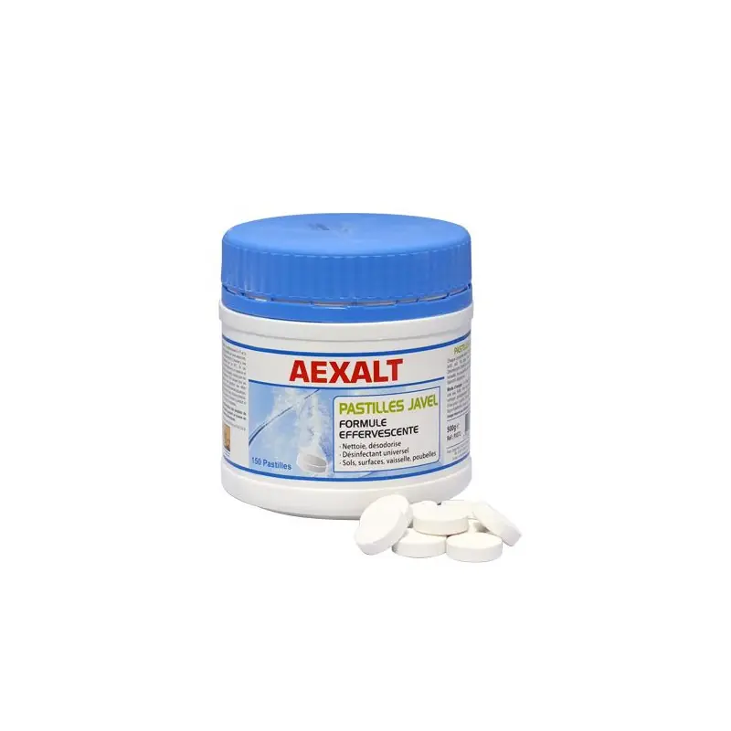 Boîte de 150 désinfectants universel chloré 500 g PASTILLES JAVEL