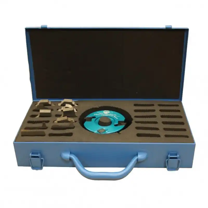 Coffret Porte-outil à Profiler D100 Al30 Ht50 Et 6 Jeux de Fers Profil