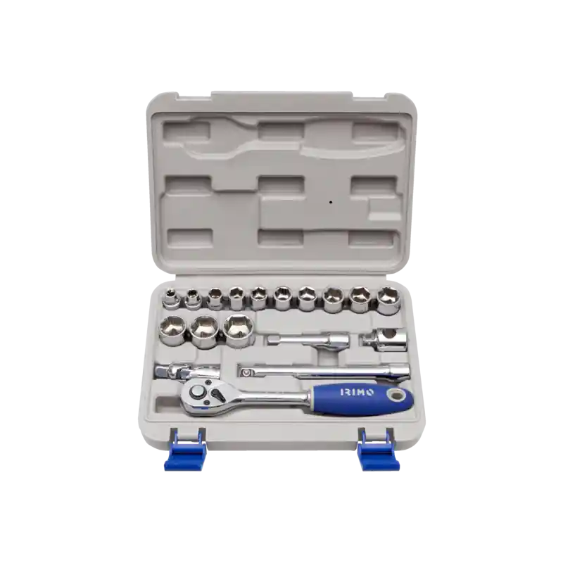Coffret de douilles 3/8" 18 pièces 119-18-4