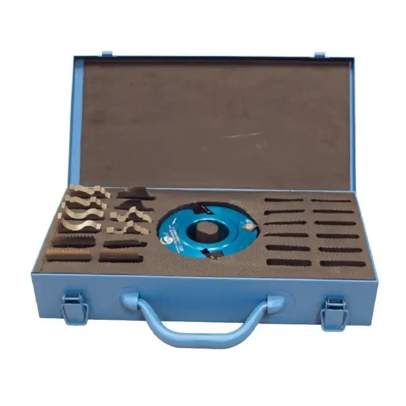 Coffret Porte-outil à Profiler D120 Al50 Ht50 Et 6 Jeux de Fers Profil