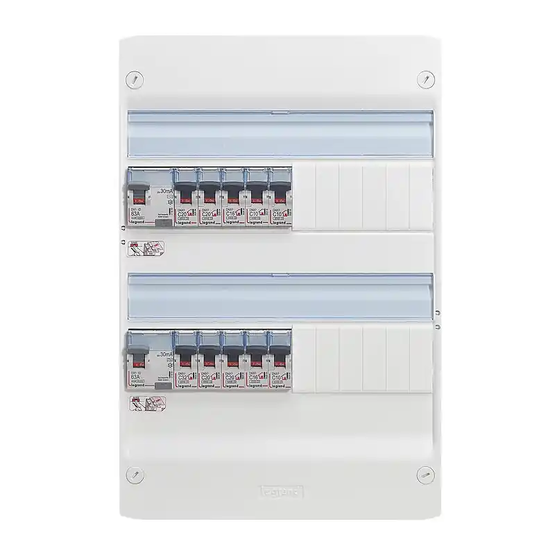 Coffret équipé, pré-câblé Drivia T1 / T2 2 rangées