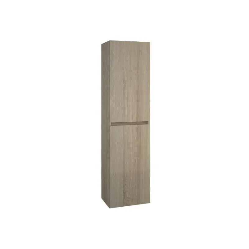 Colonne 40cm couleur Frêne molina 2 portes 2 étagères amovibles 1 étag