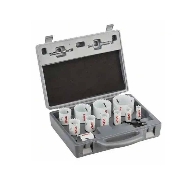 Coffret de 14 pièces scies trépans Progressor 19 à 76 mm