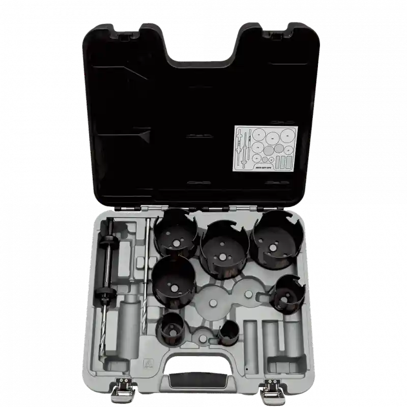 Coffret de scies trépans multi-usages Superior™ 32 mm-86 mm 9 pcs 3833
