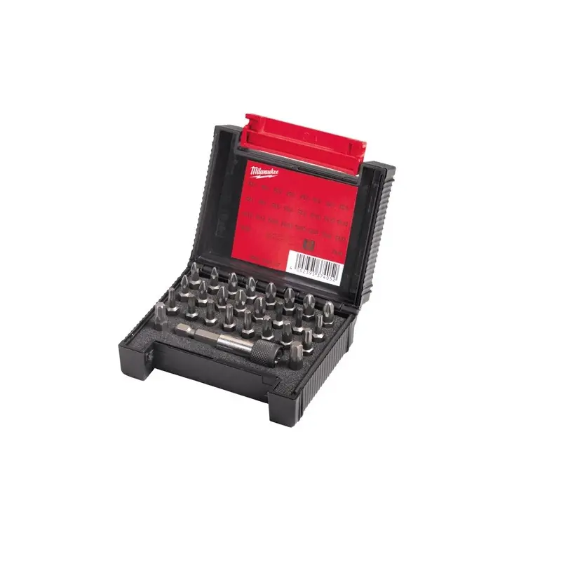 Coffret robuste de 27 pièces d‘embouts de vissage