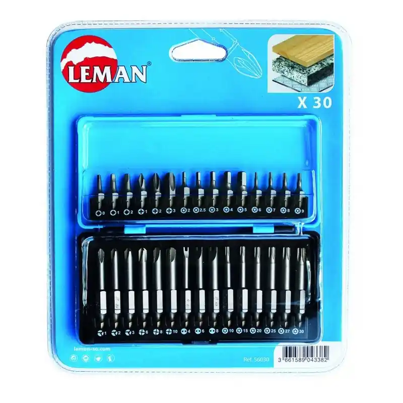Coffret de 30 Embouts de Vissage Lt25 Et 50mm