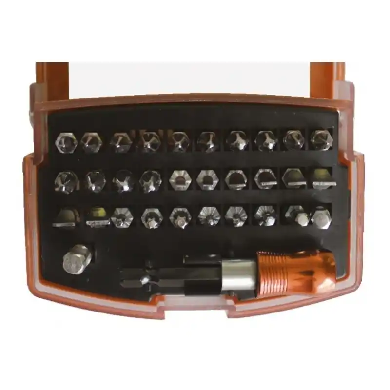 Coffret 32 pièces embouts de vissage à code couleur 56932