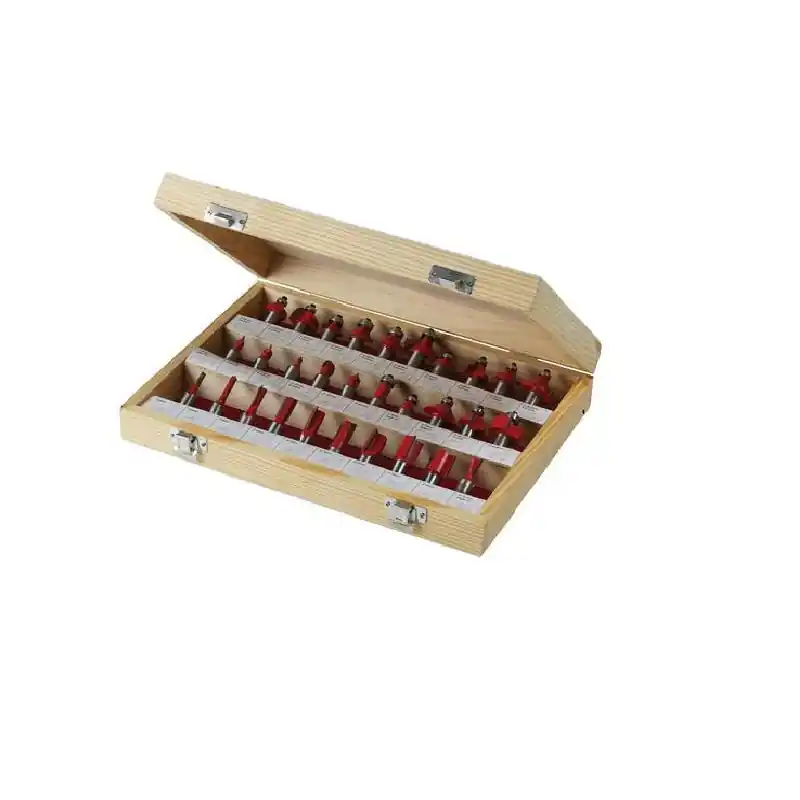 Coffret de 30 fraises à défoncer TCT 1/2" 580422