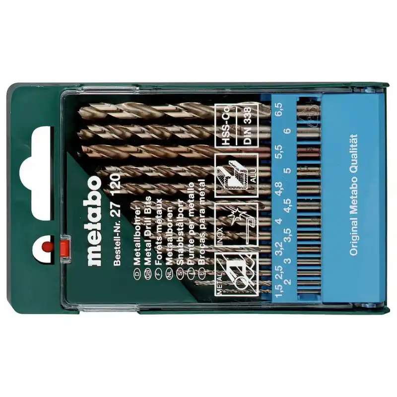 Coffret de forets 13 pièces HSS-Co
