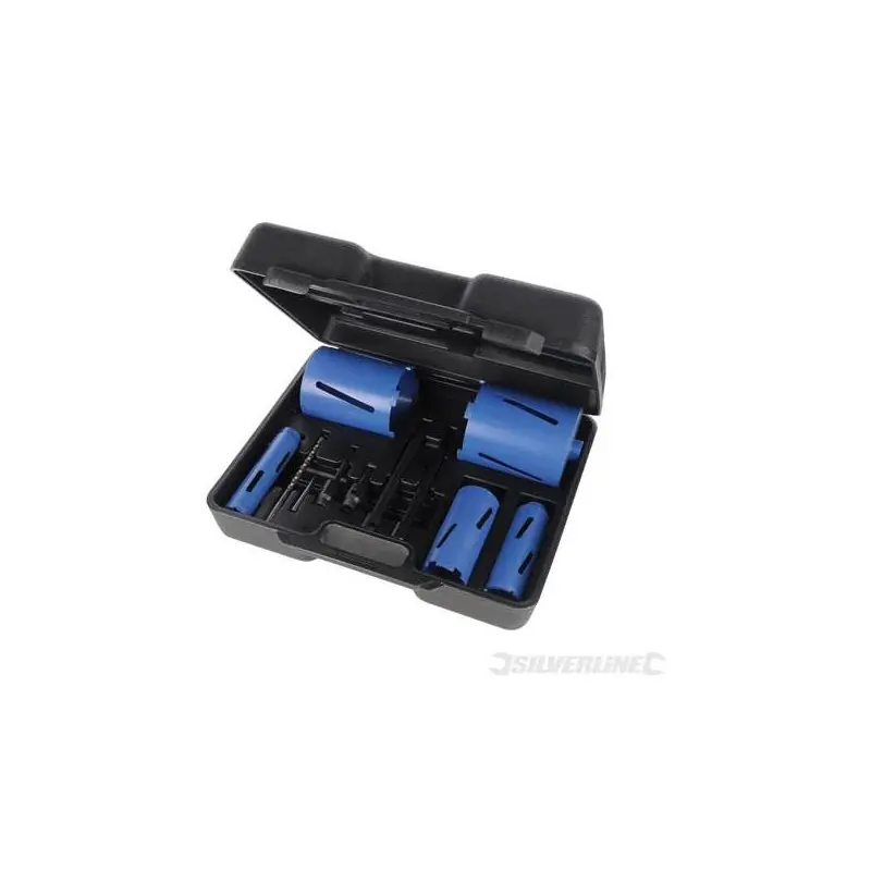 Coffret scie trépan carbure de tungstène