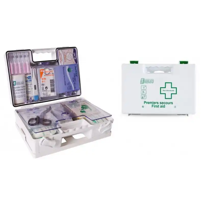 Coffret de secours en Abs blanc ASEP NAV 100% SECURITE