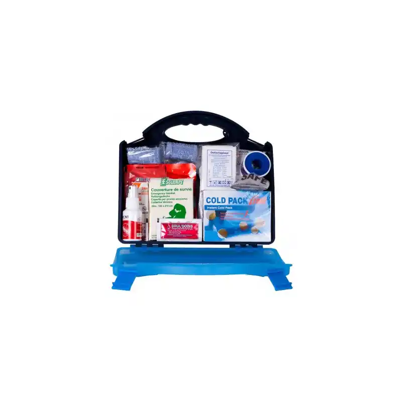 Coffret de secours polypro bleu Restauration collective