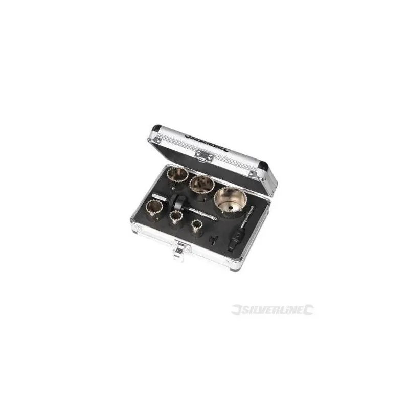 Coffret 11 pièces scies-cloches diamantées