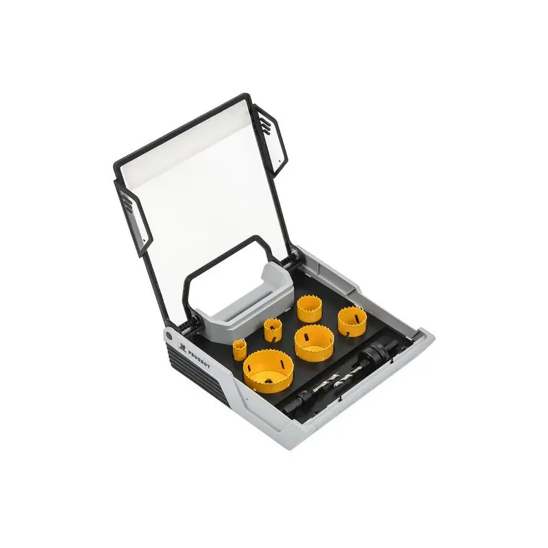 Coffret 8 pièces trépans bimétal et forets centreurs