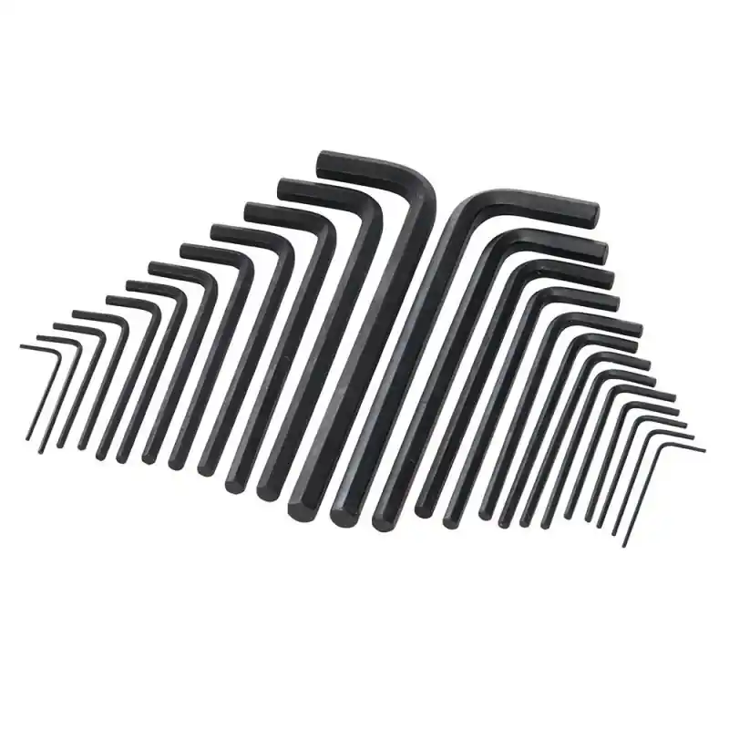 Clés hexagonales série longue, 25 pcs HK25L