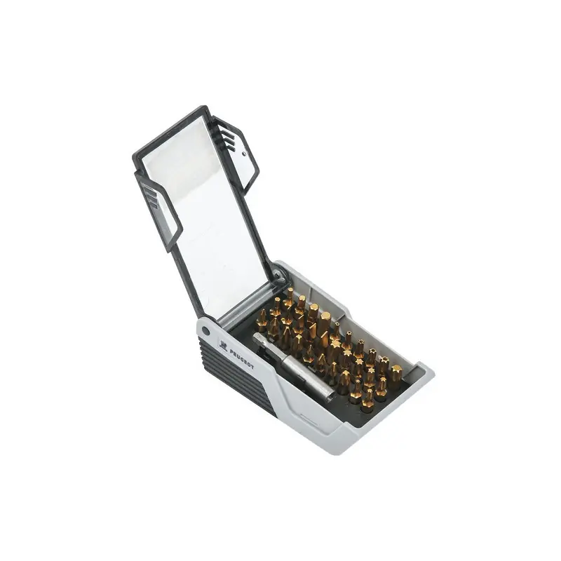 Coffret 31 pièces embouts de vissage Tin long.25 mm pro
