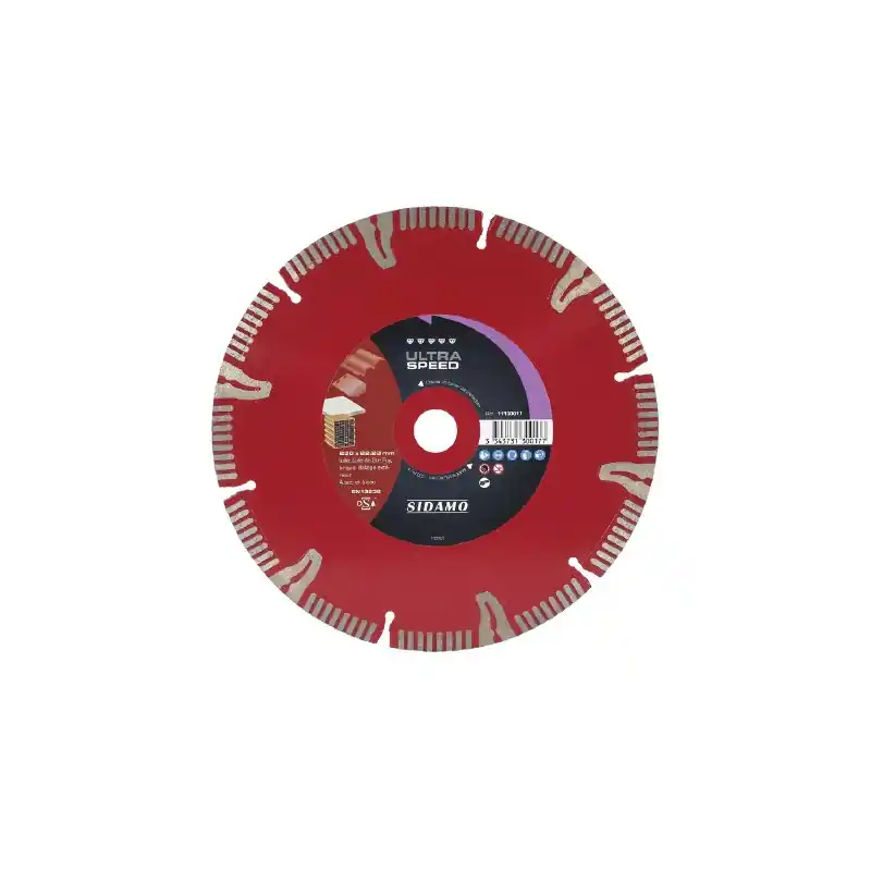 Disque Diamant Ultra Speed D. 125 X 22,23 X H 10