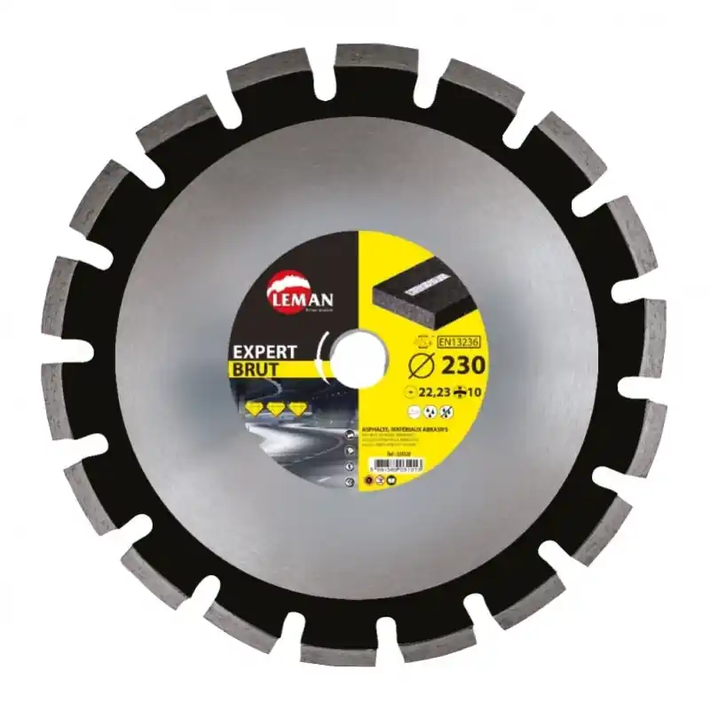 Disque Diamant Segments Asphalte 230x22,23 Ht 10