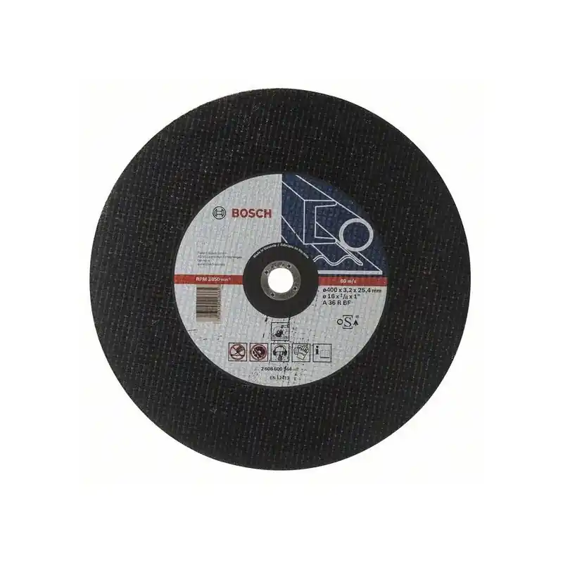 Disque à tronçonner à moyeu plat Expert for Metal D. 400 x 25,4 mm