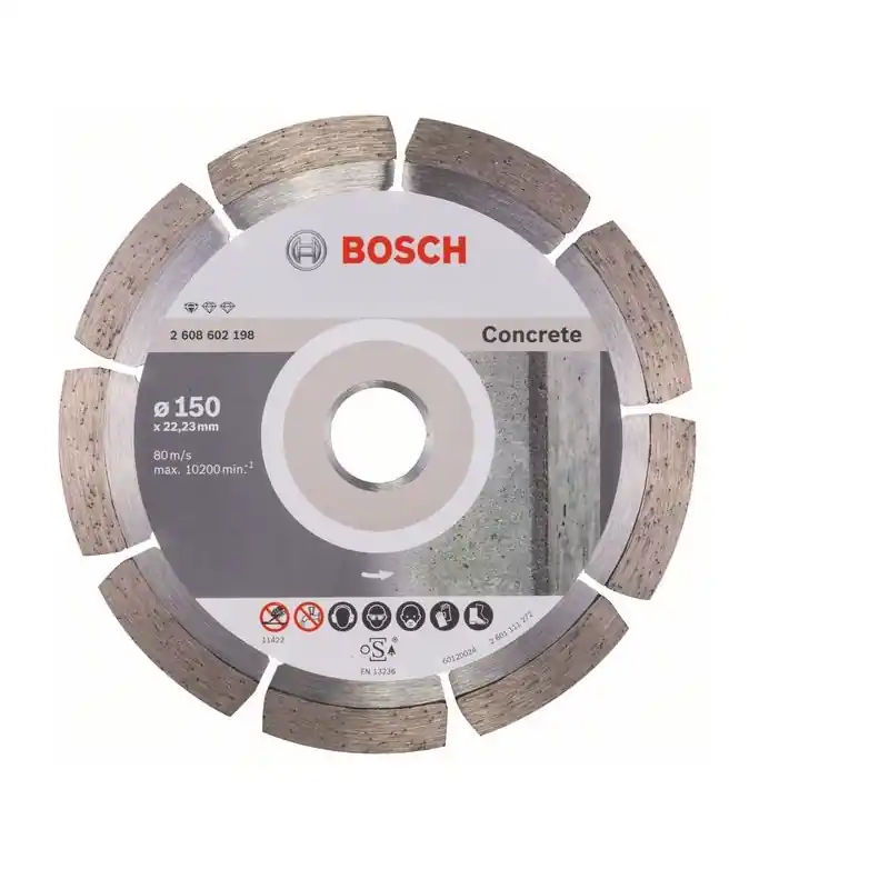 Disque diamant spécial béton dur et armé pour meuleuses Diam150mm