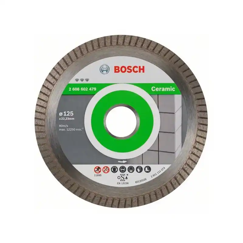 Disque à tronçonner diamanté Best for Ceramic Extra-Clean Turbo D 125