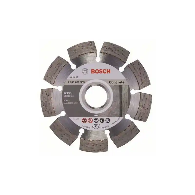 Disque diamant pour béton dure et armé Diam230mm alésage 22,23mm
