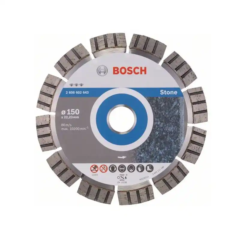 Disque à tronçonner diamanté Best for Stone D.150 x 22,23 mm