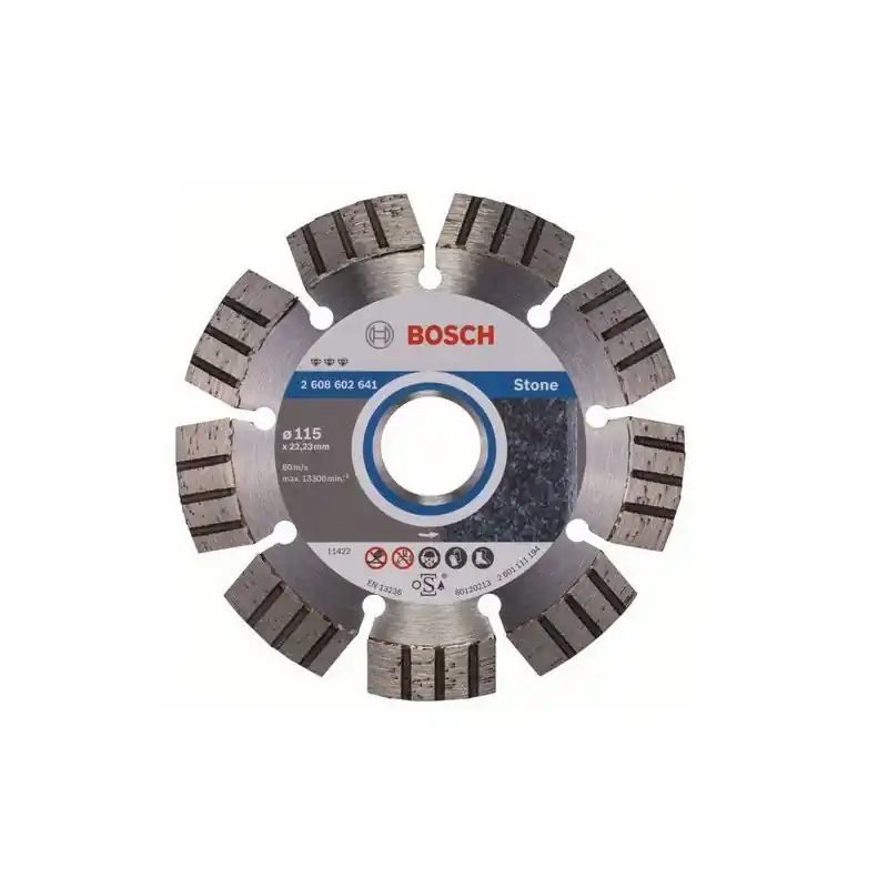 Disque diamant pour pierre et béton D230x22,23mm Bosch