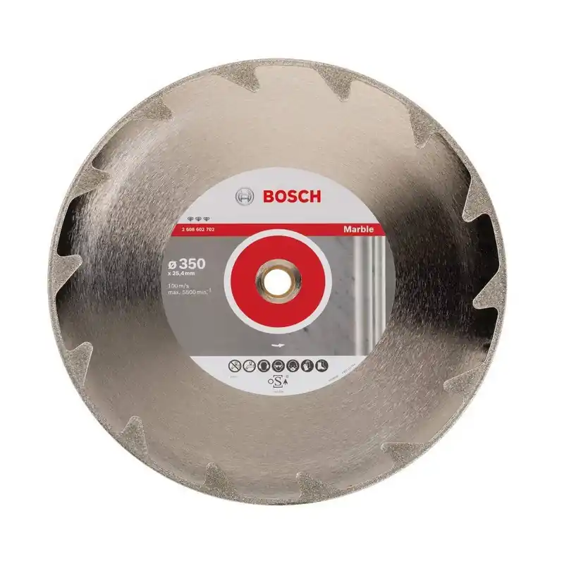 Disque à tronçonner diamanté pour marbre 350x25,4mm