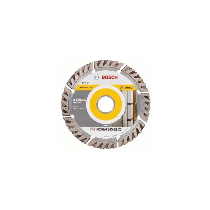 Disques à tronçonner diamantés STANDARD Universal 125x22 mm