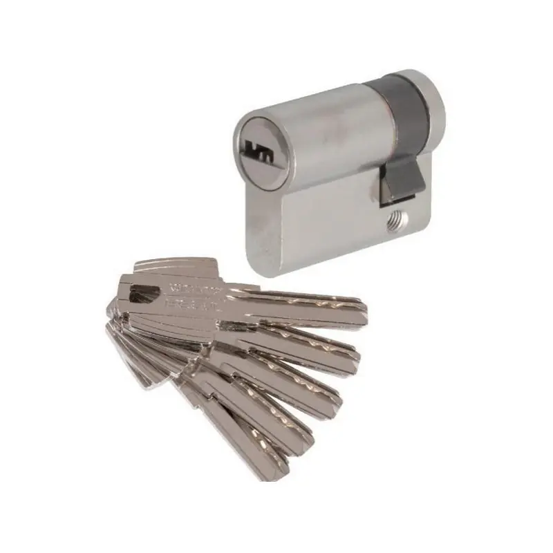 Demi-cylindre T60 varié nickelé 30x10 mm