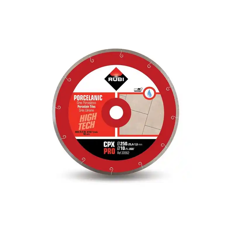 Disque diamant pour grès porcelaine J-SLOT 250 x 254 x 16mm CPX-250 PR