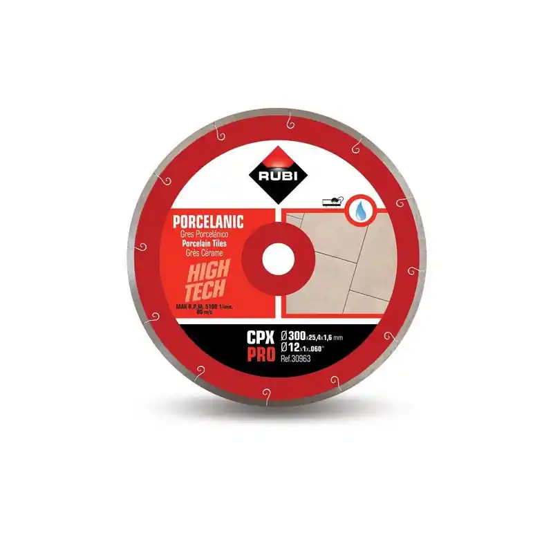 Disque diamant pour grès porcelaine J-SLOT 300 x 254 x 16mm CPX-300 PR