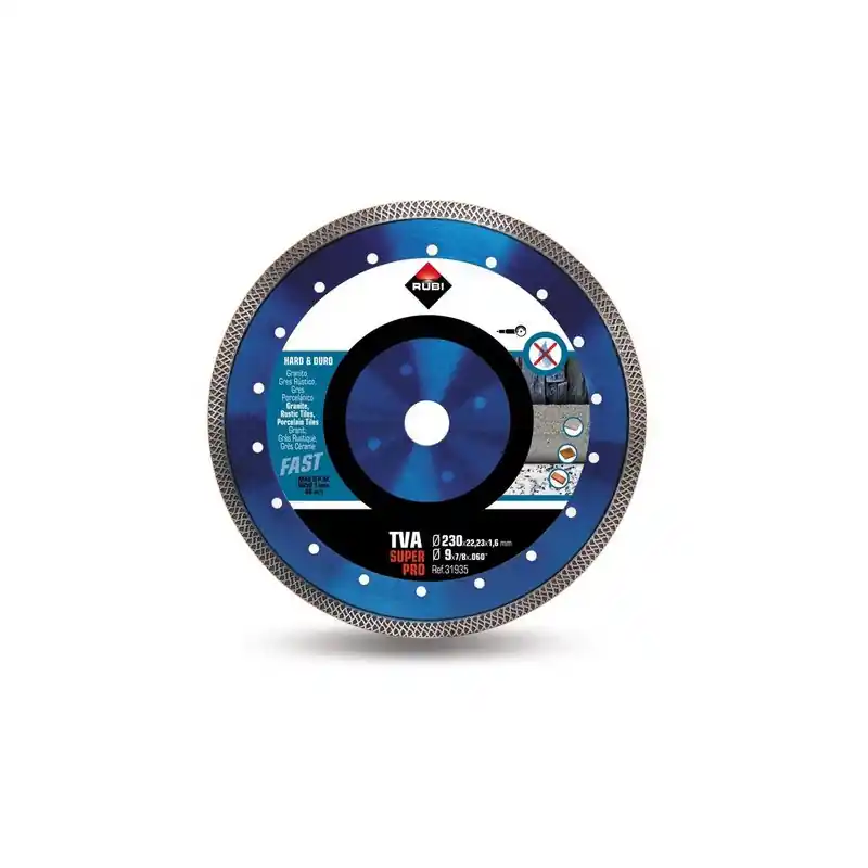Disque diamant Turbo Viper Tva-230 Superpro 230x22,2x1,6mm Rubi