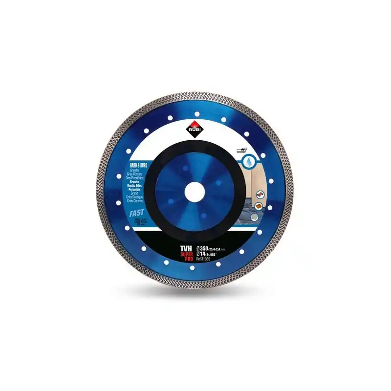 Disque diamant pour matériaux durs 350x254x24mm TURBO VIPER TVH-350 SU