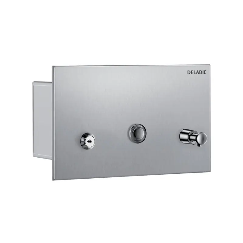 Distributeur de savon liquide encastré 1 litre 107x245x150 mm Inox pol