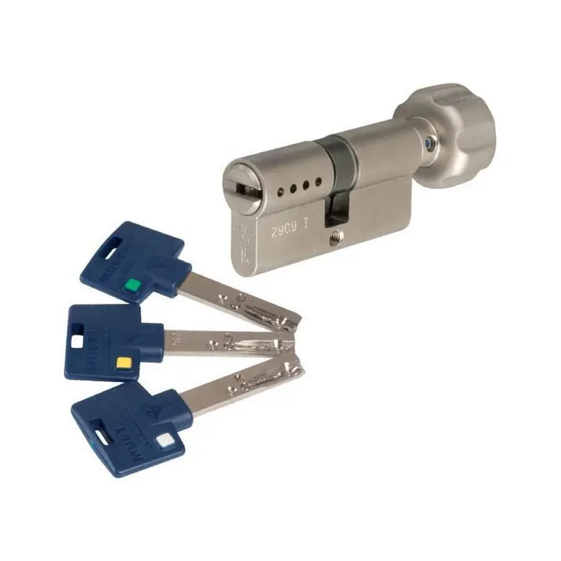 Cylindre à bouton Interactive Varié Nickelé 40xB40 mm