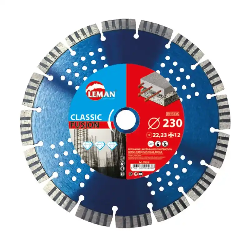 Disque Diamant Segments Béton Armé 115x22,23 Ht 12