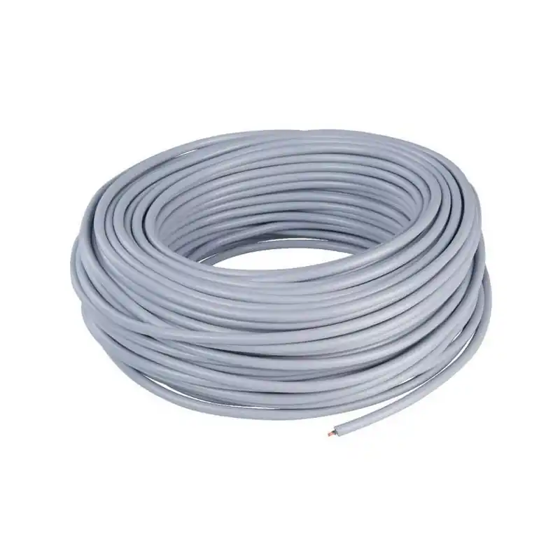 Câble souple domestique H05 VV-F blanc 3G0,75 mm² Diam 7,6 mm 50 m