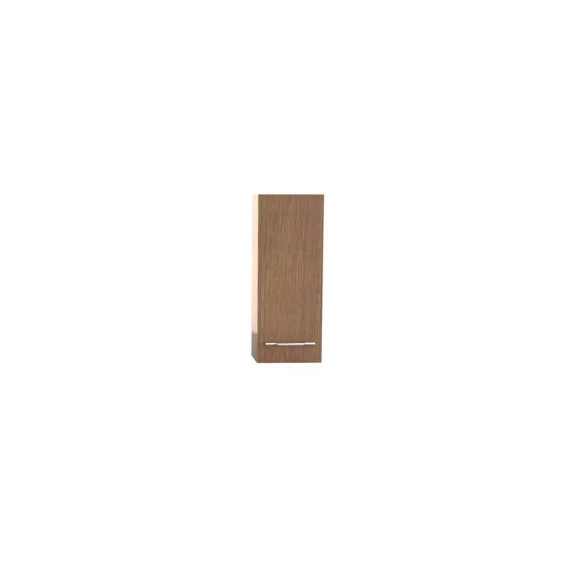 Demi colonne suspendue 35 x 90 x 30 cm une porte chêne Bio ALAN