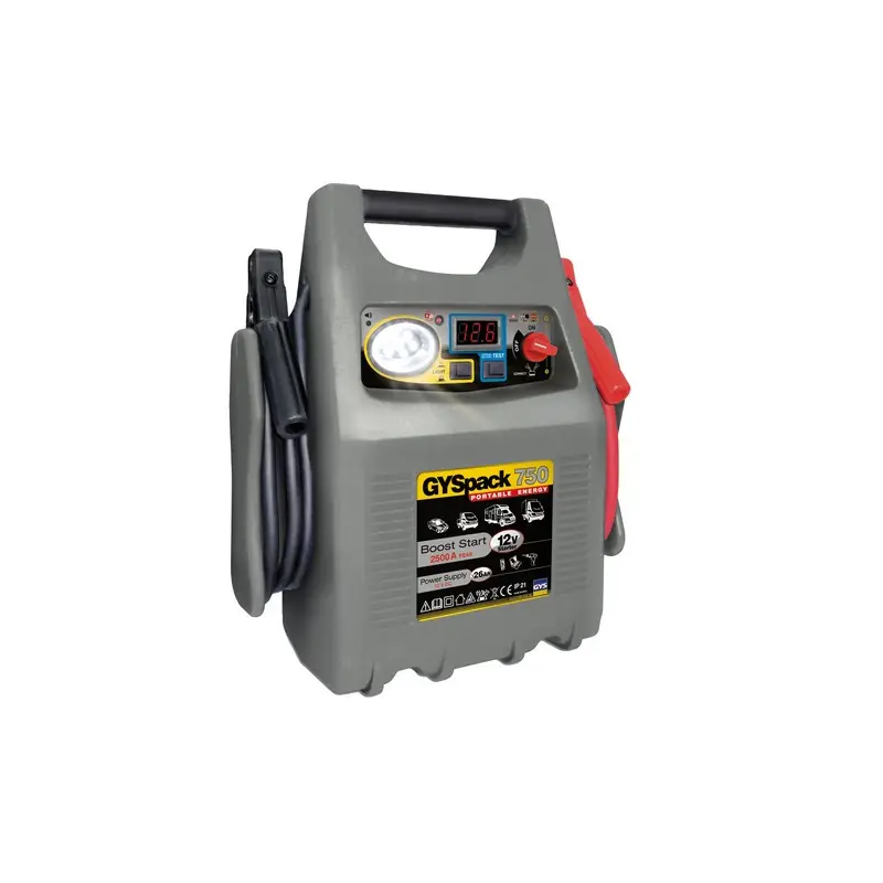 Démarreur autonome Professionnel 2en1 12V 26Ah GYSPACK 750