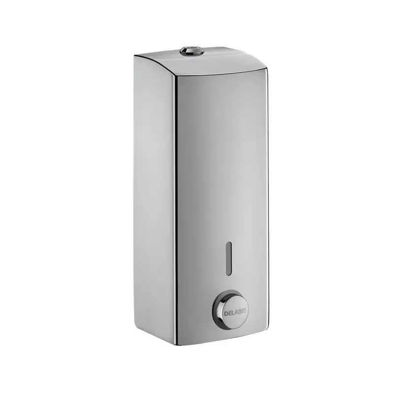 Distributeur de savon liquide mural 1 litre Inox 304 poli satiné