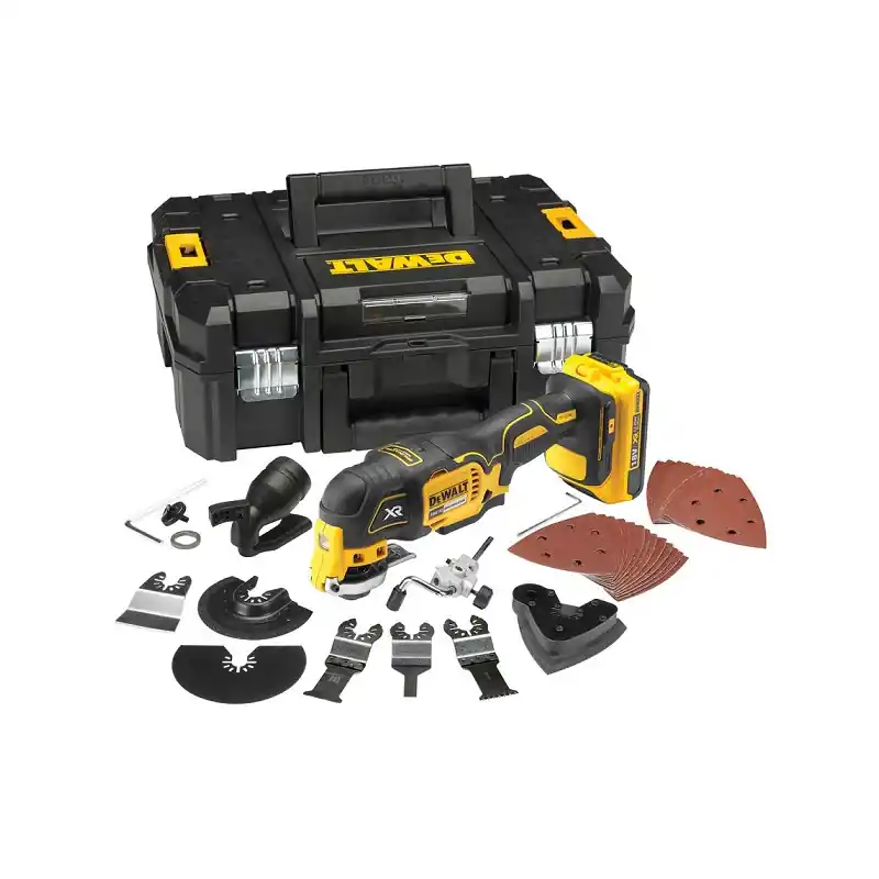 Découpeur Ponceur avec 32 Accessoires 18V 4Ah Li-ion (sans charbon) DC