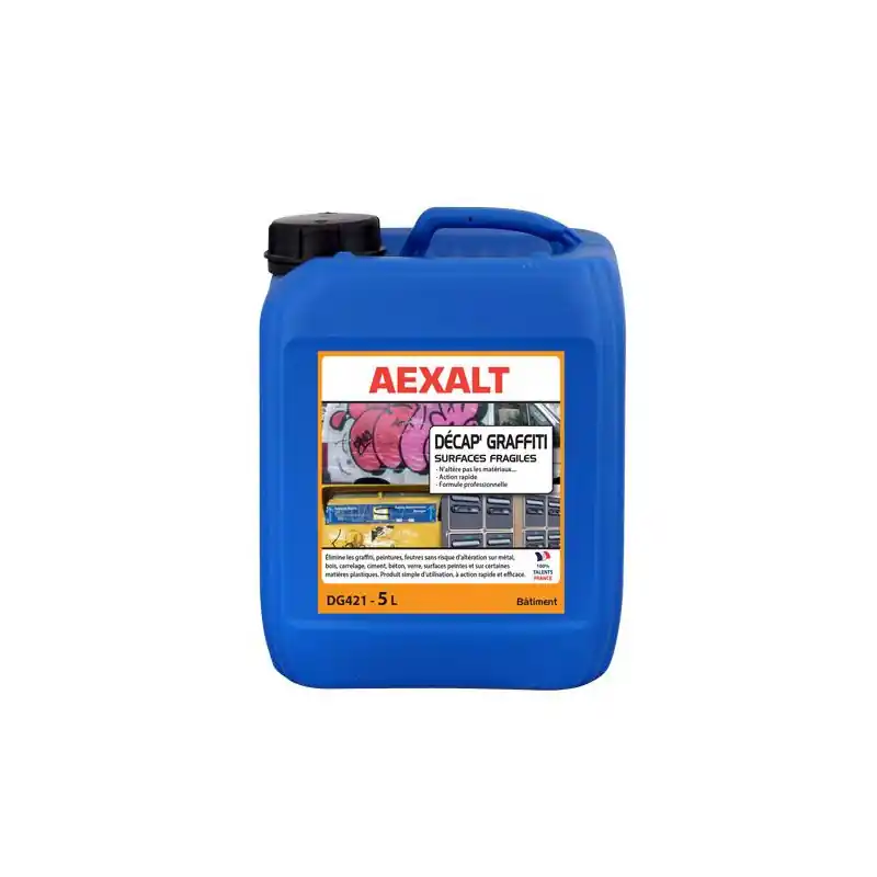 Décapant graffiti pour surfaces fragiles et lisses 5 L