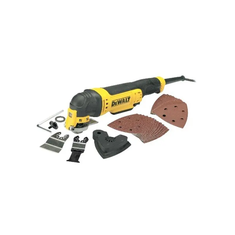 Découpeur ponceur multifonction DWE315 300W avec accessoires DeWalt