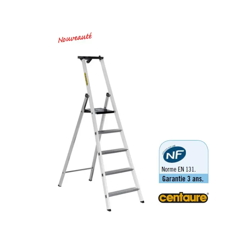 Escabeau Aluminium laqué 5 marches 3m MB